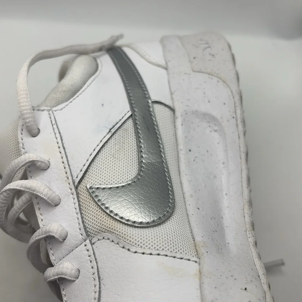 Nike Women's Zoom Court Lite 3 Tennis Shoes White/Grey SZ 9.5 walking minimalist - Picture 8 of 10